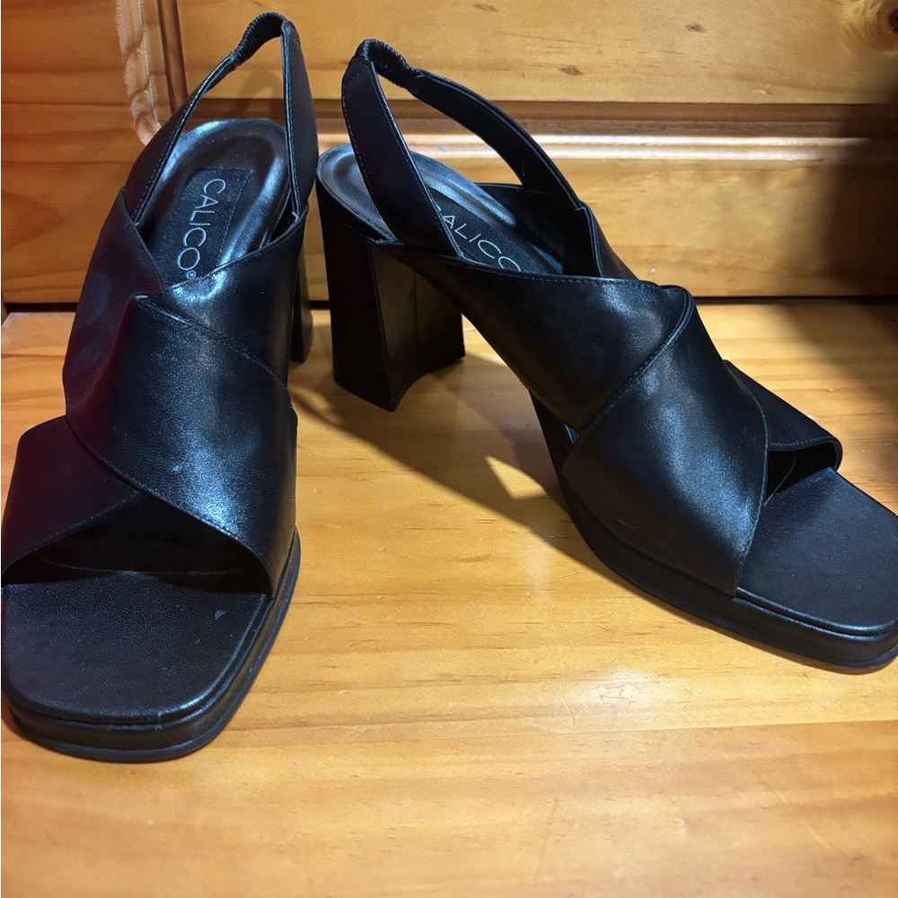 Black Women's Slingback Heels